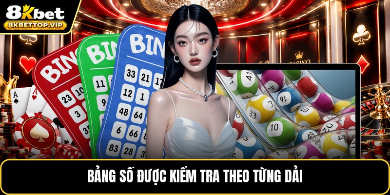 Bảng số được kiểm tra theo từng dải