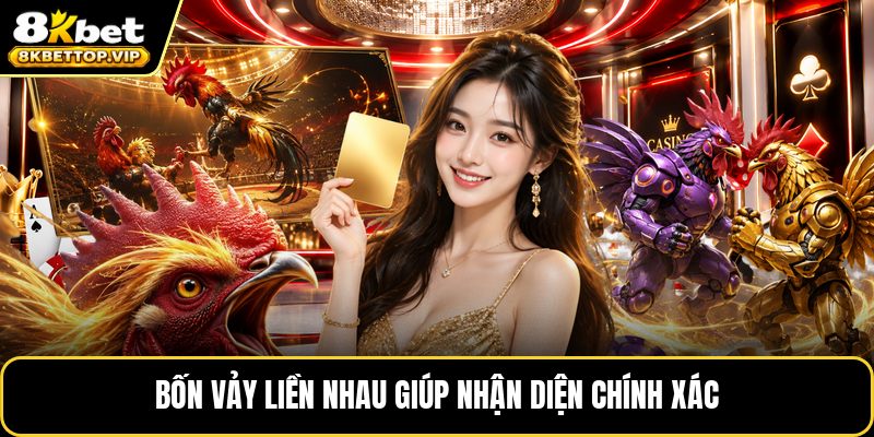 Bốn vảy liền nhau giúp nhận diện chính xác