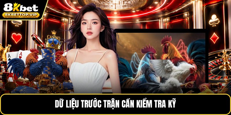 Dữ liệu trước trận cần kiểm tra kỹ